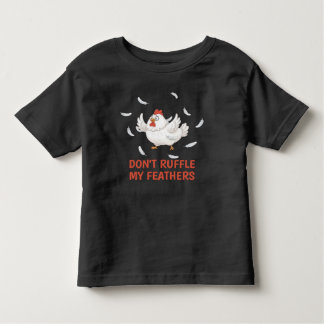 T-shirt Pour Les Tous Petits Chicken Feathers