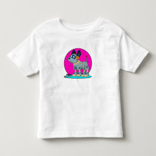 T-shirt Pour Les Tous Petits Chien comme robot