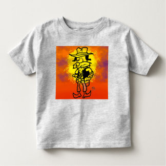 T-shirt Pour Les Tous Petits Chien hors-la-loi au coucher du soleil