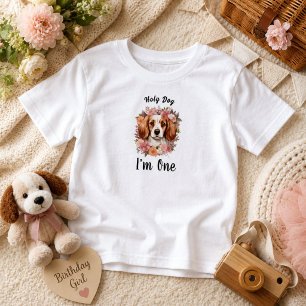 T-shirt Pour Les Tous Petits Chien sacré, j'ai un an !   Anniversaire de Chienn