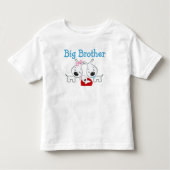 T-shirt Pour Les Tous Petits Chiens Big Brother (Devant)