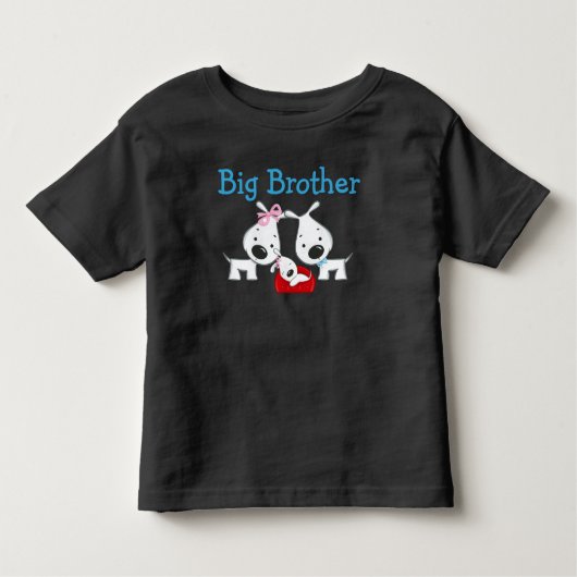 T-shirt Pour Les Tous Petits Chiens Big Brother (Devant)