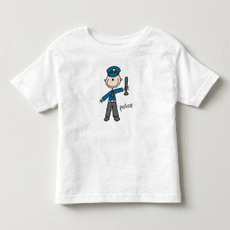 T-shirt Pour Les Tous Petits Chiffre de bâton de policier