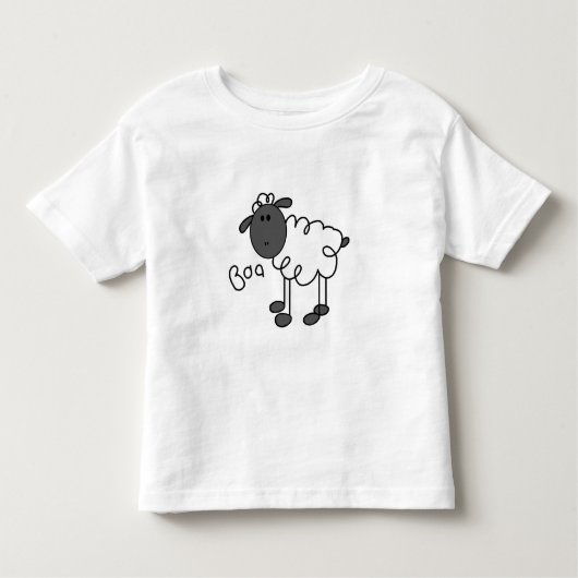 T-shirt Pour Les Tous Petits Chiffre mouton de bâton (Devant)