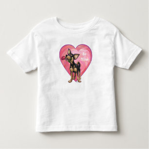 T-shirt Pour Les Tous Petits Chihuahua Saint-Valentin