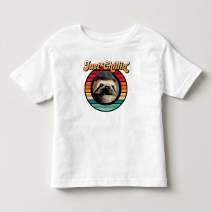 T-shirt Pour Les Tous Petits Chillin' Sloth