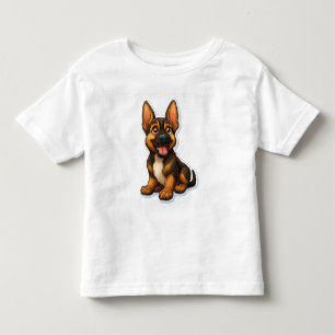 T-shirt Pour Les Tous Petits Chiot allemand Shepard