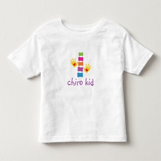 T-shirt Pour Les Tous Petits Chiropratique Chiro Kid (Devant)