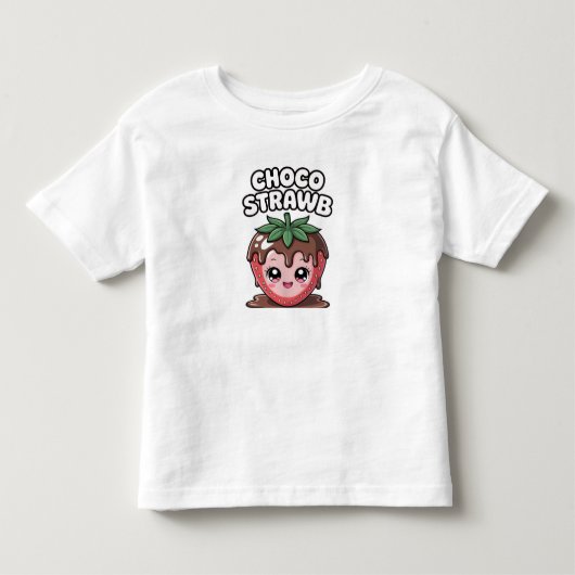 T-SHIRT POUR LES TOUS PETITS CHOCO FRAISE (Devant)