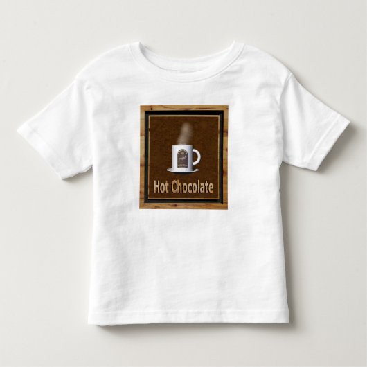 T-shirt Pour Les Tous Petits Chocolat chaud (Devant)