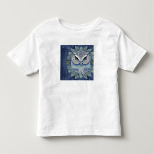 T-shirt Pour Les Tous Petits Chouette de forêt d'Imaginaires mystique