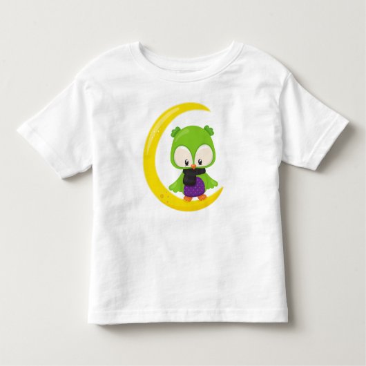 T-shirt Pour Les Tous Petits Chouette d'Halloween, Chouette mignonne, Chouette  (Devant)