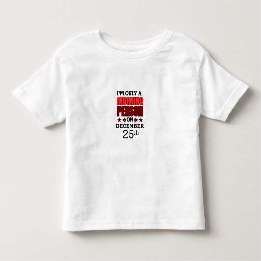 T-shirt Pour Les Tous Petits Chrismas Day (Devant)