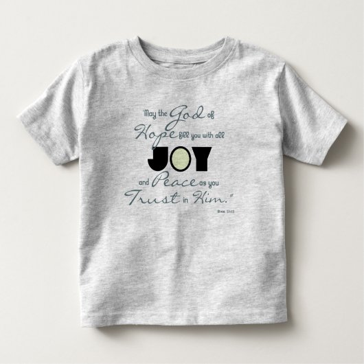 T-shirt Pour Les Tous Petits Christian Joy (Devant)