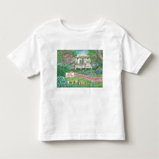 T-shirt Pour Les Tous Petits Christmas version of painting by Cathy Hayson (Devant)