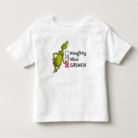T-shirt Pour Les Tous Petits Citation coquine, Nice ou Grinch (Devant)