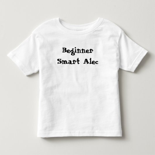 T-shirt Pour Les Tous Petits Citation drôle pour débutant petit malin (Devant)