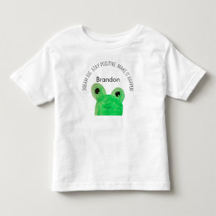 T-shirt Pour Les Tous Petits Citation inspirante de grenouille mignonne personn