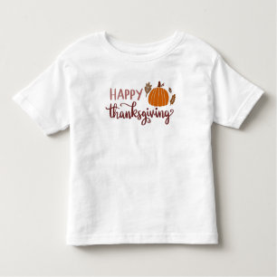T-shirt Pour Les Tous Petits citrouille bon thanksgiving