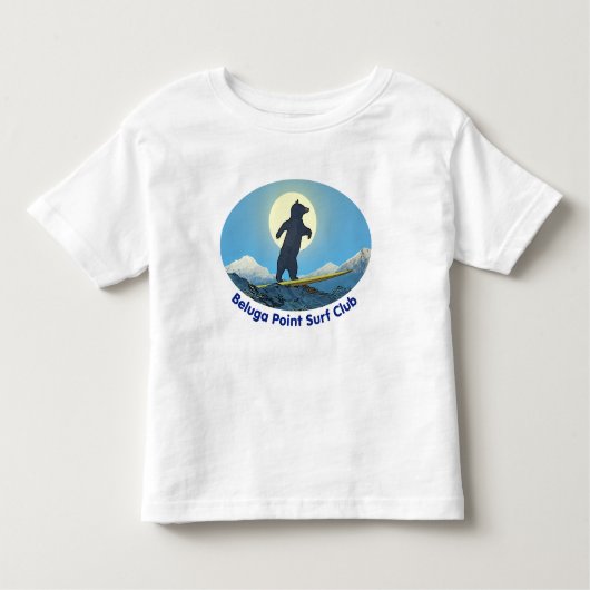 T-shirt Pour Les Tous Petits Club de Surf Beluga Point (Devant)