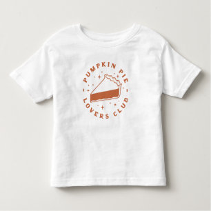 T-shirt Pour Les Tous Petits Club des amateurs de tartes citrouilles