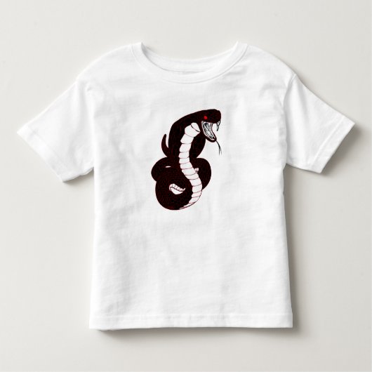 T-shirt Pour Les Tous Petits Cobra rouge d'échelle (Devant)