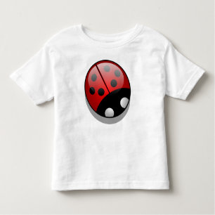 T-shirt Pour Les Tous Petits coccinelle, coccinelle rouge, coccinelle mignonne