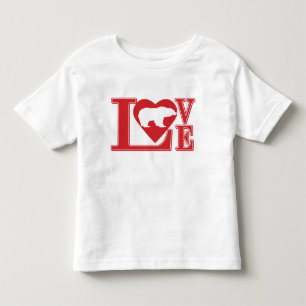 T-shirt Pour Les Tous Petits Coeur d'amour de l'ours