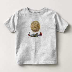T-SHIRT POUR LES TOUS PETITS COIN D'AÉRONEF TUSKEGEE