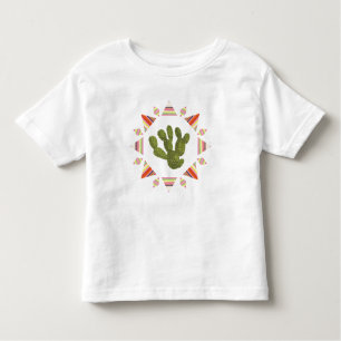 T-shirt Pour Les Tous Petits Collection Llamarama   Cercle de cactus