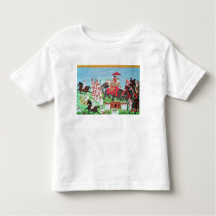 T-shirt Pour Les Tous Petits Colonel James Todd voyageant par l'éléphant