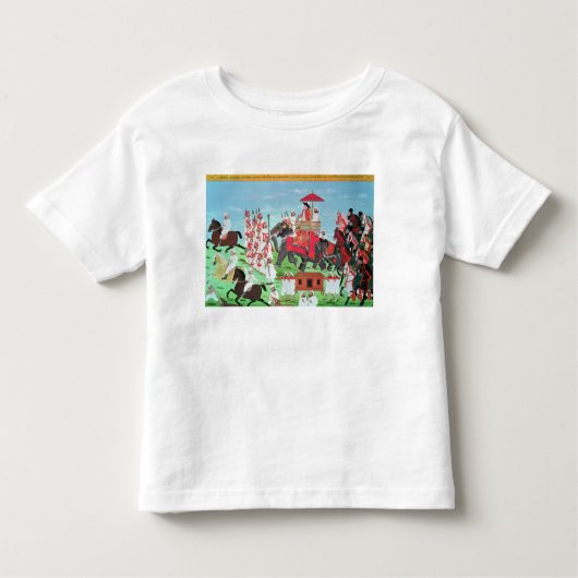 T-shirt Pour Les Tous Petits Colonel James Todd voyageant par l'éléphant (Devant)