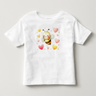 T-shirt Pour Les Tous Petits Coloré Happy Little Honey Bee mignonne