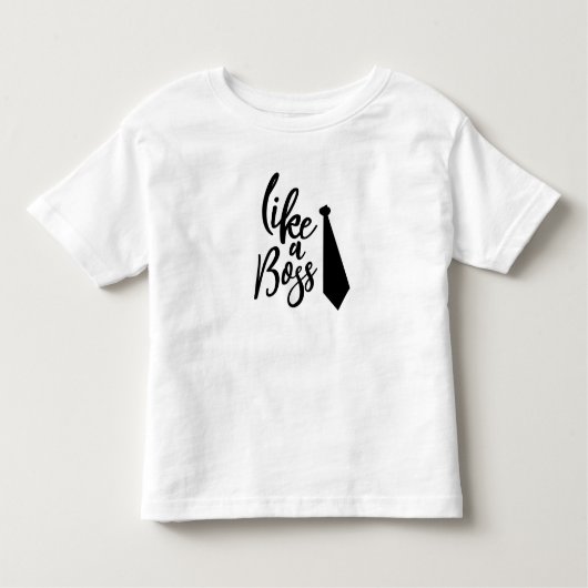 T-shirt Pour Les Tous Petits Comme un patron (Devant)