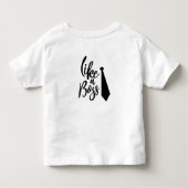 T-shirt Pour Les Tous Petits Comme un patron (Dos)