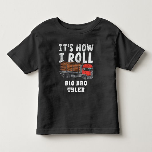 T-shirt Pour Les Tous Petits Comment je roule Logger Lumberjack Trucker Personn (Devant)