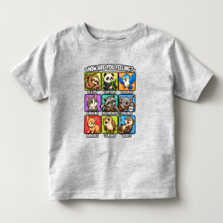 T-shirt Pour Les Tous Petits Comment vous sentez-vous? Humeurs Animales