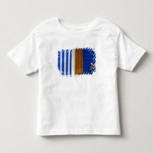 T-shirt Pour Les Tous Petits Conception colorée en contraste sur la résidence