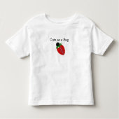 T-shirt Pour Les Tous Petits Conception de bugs fraises (Devant)