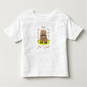 T-shirt Pour Les Tous Petits Conception de cheval