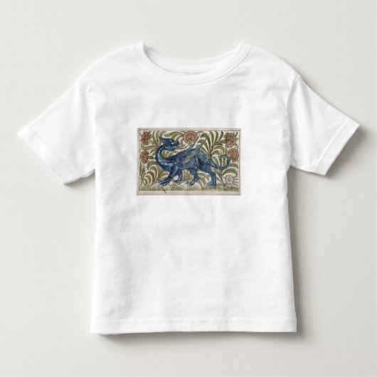 T-shirt Pour Les Tous Petits Conception de "dragon" pour une tuile (la semaine (Devant)