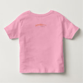 T-shirt Pour Les Tous Petits Conception de fille Psghettiface - Toddler (Dos)