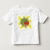 T-shirt Pour Les Tous Petits Conception des fruits de pastèque (Devant)