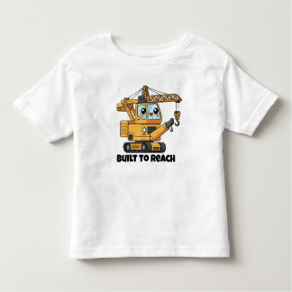 T-shirt Pour Les Tous Petits Conçu pour atteindre - Conception de grue de const