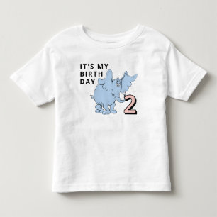 T-shirt Pour Les Tous Petits Confettis de personnages de Dr Seuss Anniversair