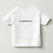 T-shirt Pour Les Tous Petits Conscience de leucémie (Dos)