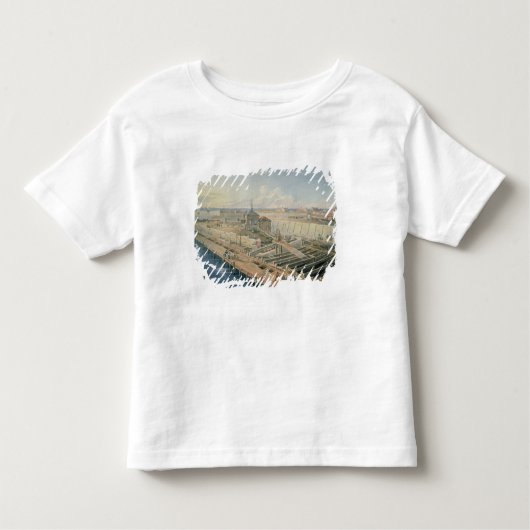 T-shirt Pour Les Tous Petits Construction des docks (Devant)