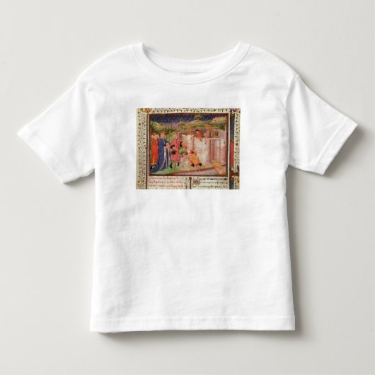 T-shirt Pour Les Tous Petits Construction d'un château (Devant)
