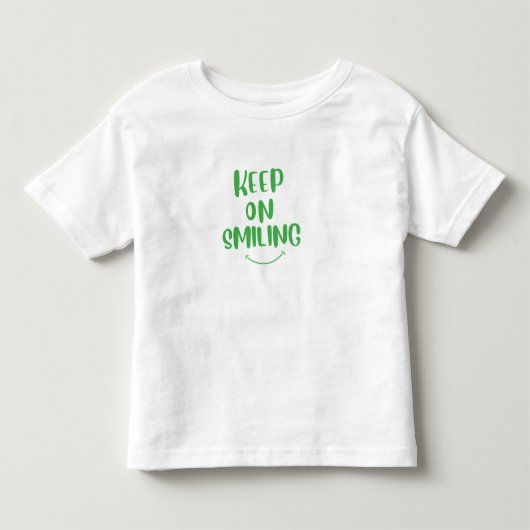 T-shirt Pour Les Tous Petits Continuez À Sourire (Devant)