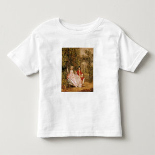 T-shirt Pour Les Tous Petits Conversation en parc, portrait de l'artiste et
